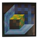 Victor Vasarely after work 1973