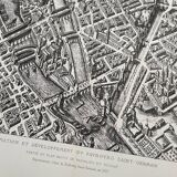 Old map of Paris - Saint Germain des Près