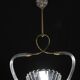 Amazing Art Decò Murano Glass Pendant Chandelier by Ercole Barovier, 1940s
