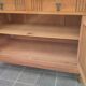 Art Deco oak and marble sideboard