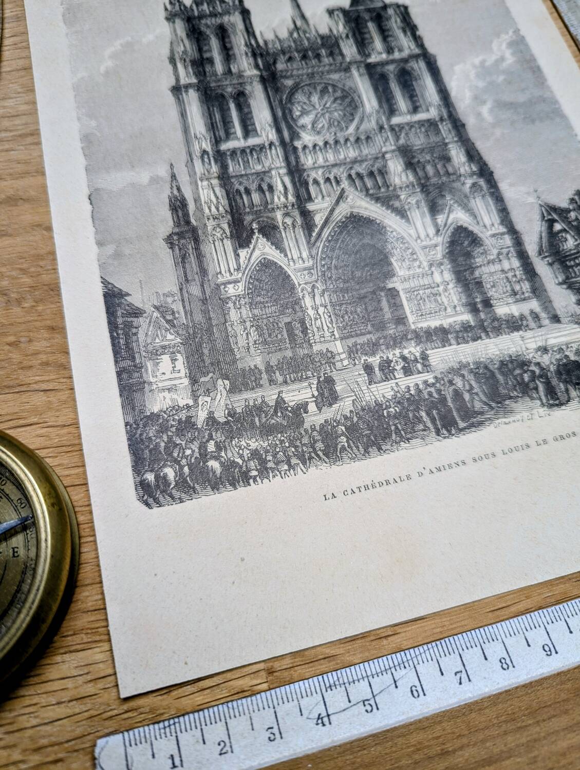 Notre-Dame d'Amiens, un original imprimé en 1895 .
