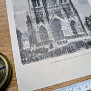 Notre-Dame d'Amiens, un original imprimé en 1895 .