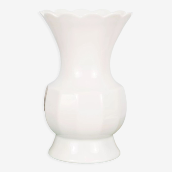 Vase blanc en porcelaine Bareuther Waldsassen, numéroté