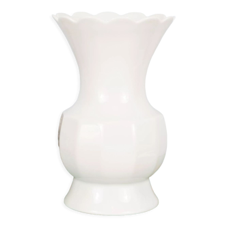 Vase blanc en porcelaine Bareuther Waldsassen, numéroté