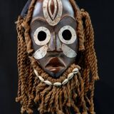 Masque de Chanteur Dan - Côte D'ivoire - 38 Cms