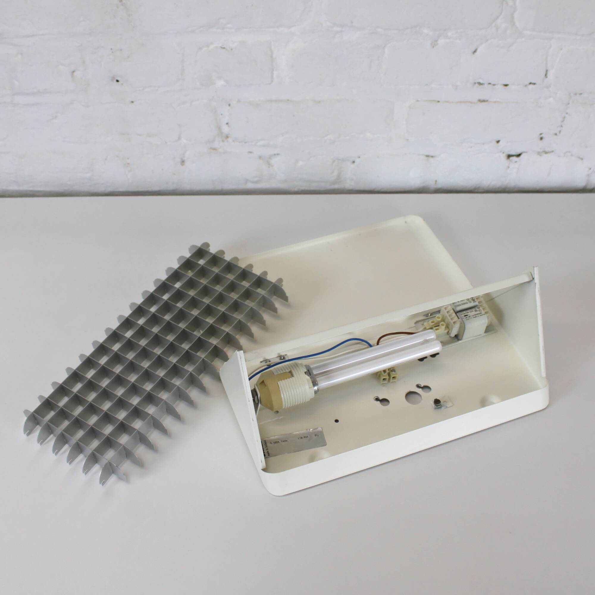 Pair of vintage Raak metal wall lights model 1655