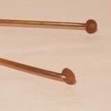 Old bronze or brass fireplace clamp