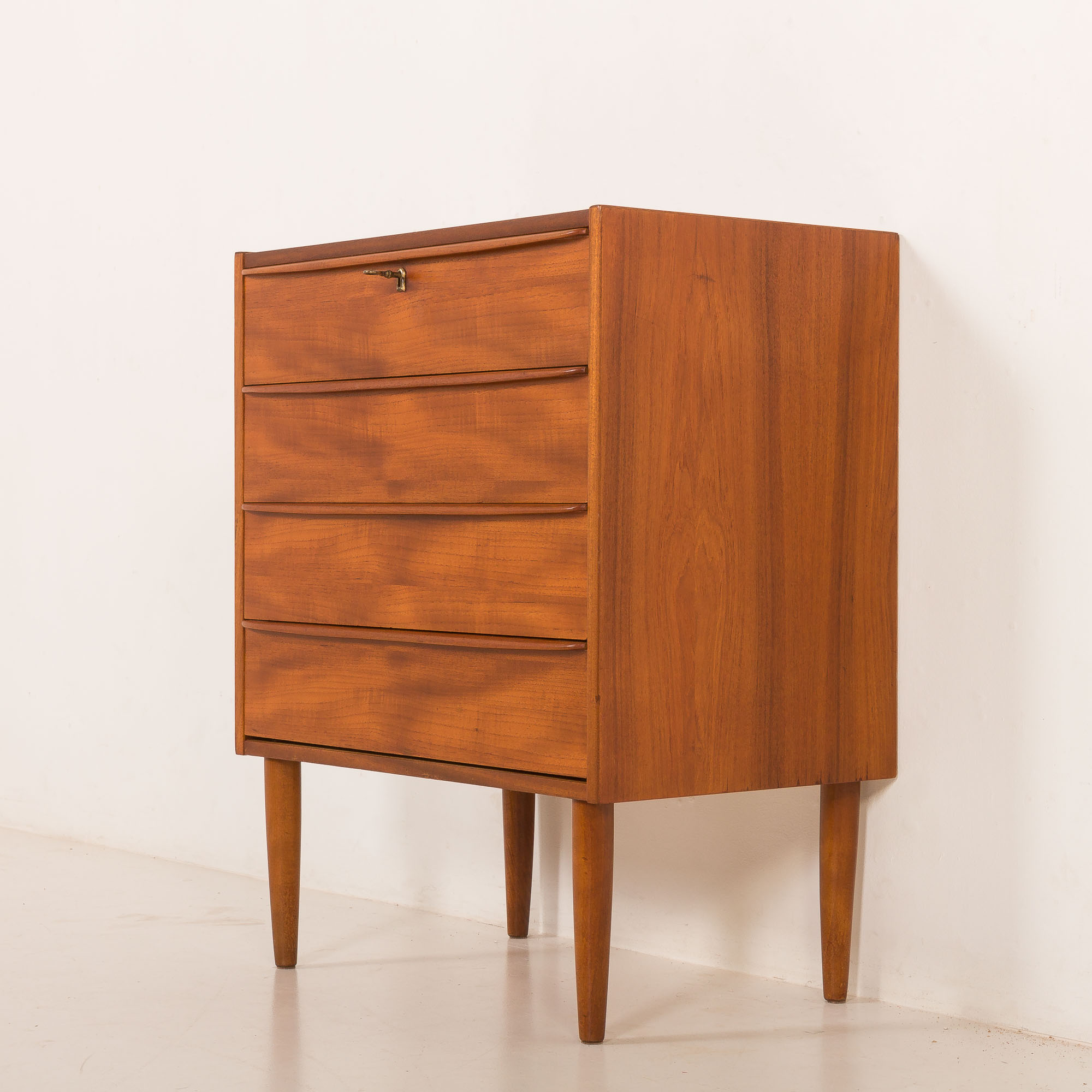 Danish teak chest of drawers, 1970s