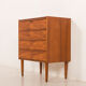 Danish teak chest of drawers, 1970s