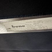 Curved modular banquette Bene cream leather – 24 modules – Austria 2008