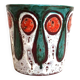 Ceramic pot or cache-pot Vallauris 1970s Height 14.2 cm