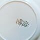 6 dessert plates, Gien, ancient earthenware, flowers and gilding