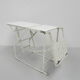 Industrial side table, hospital bed