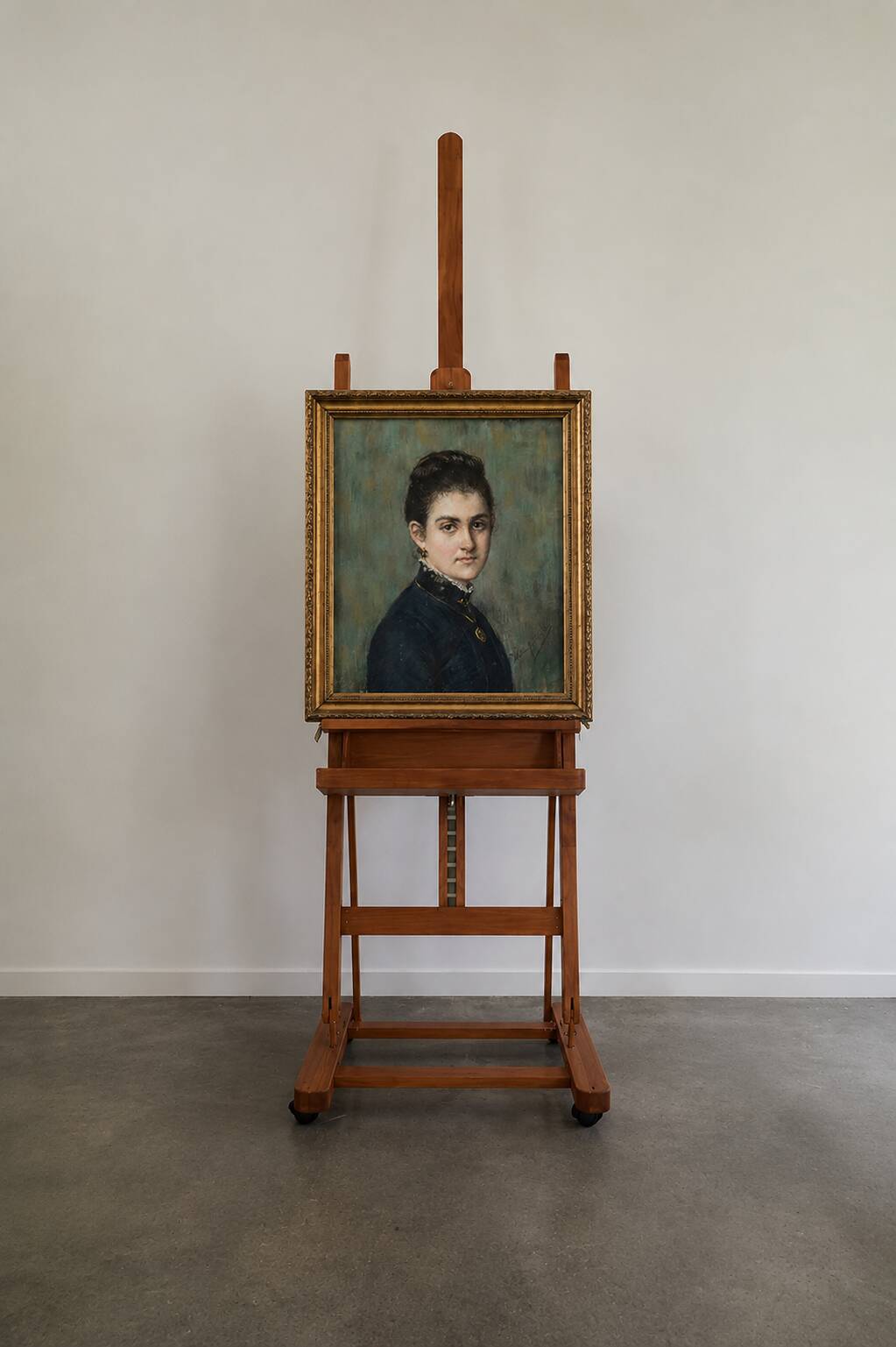 Portrait of a young woman in a medallion (Jeanne Puget, wife of Cocha)