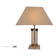 Hollywood Regency Acrylic Glass & Brass Table Lamp, Italy, 1970s