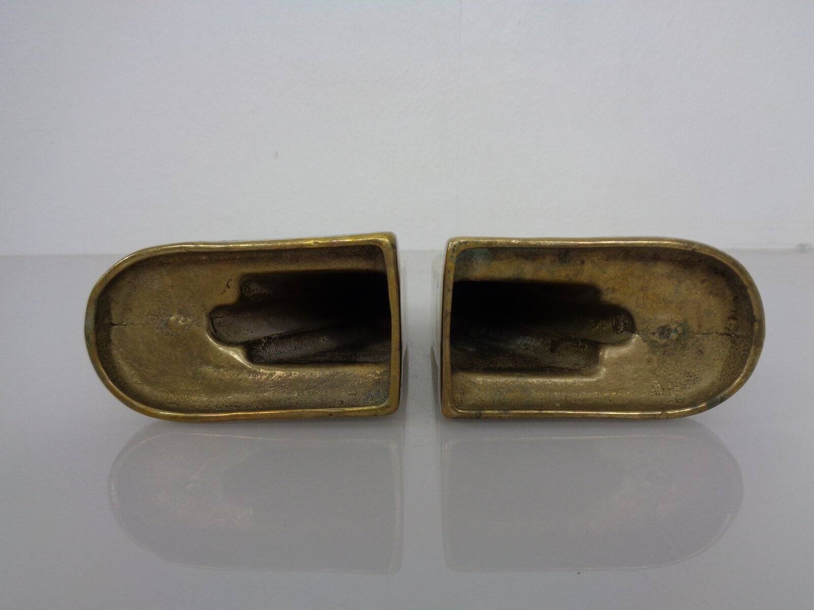 Brass Horse Bookends, 1960s, Set of 2