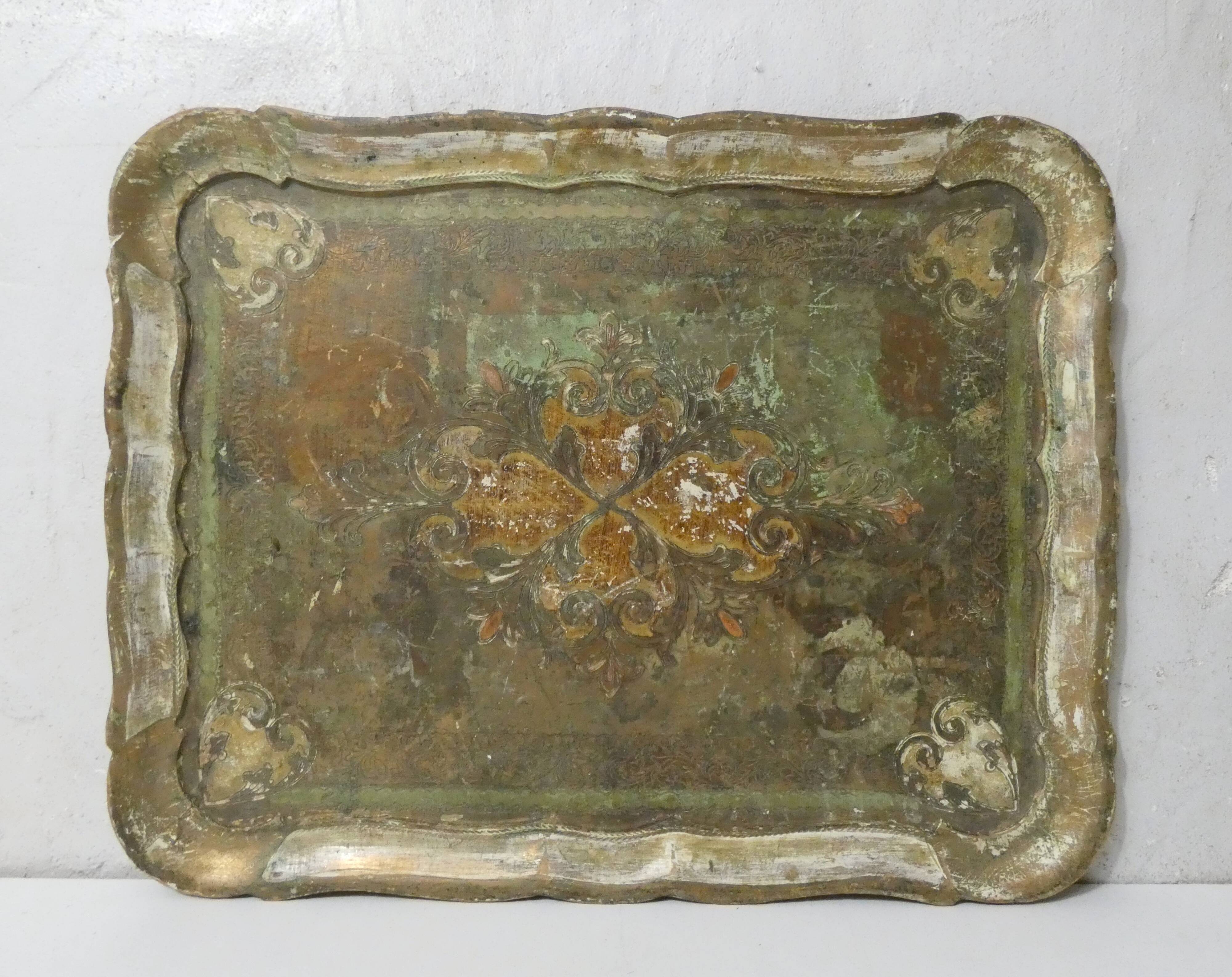 ancient Venetian tray