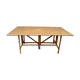 Table de salle à manger en rotin années 50