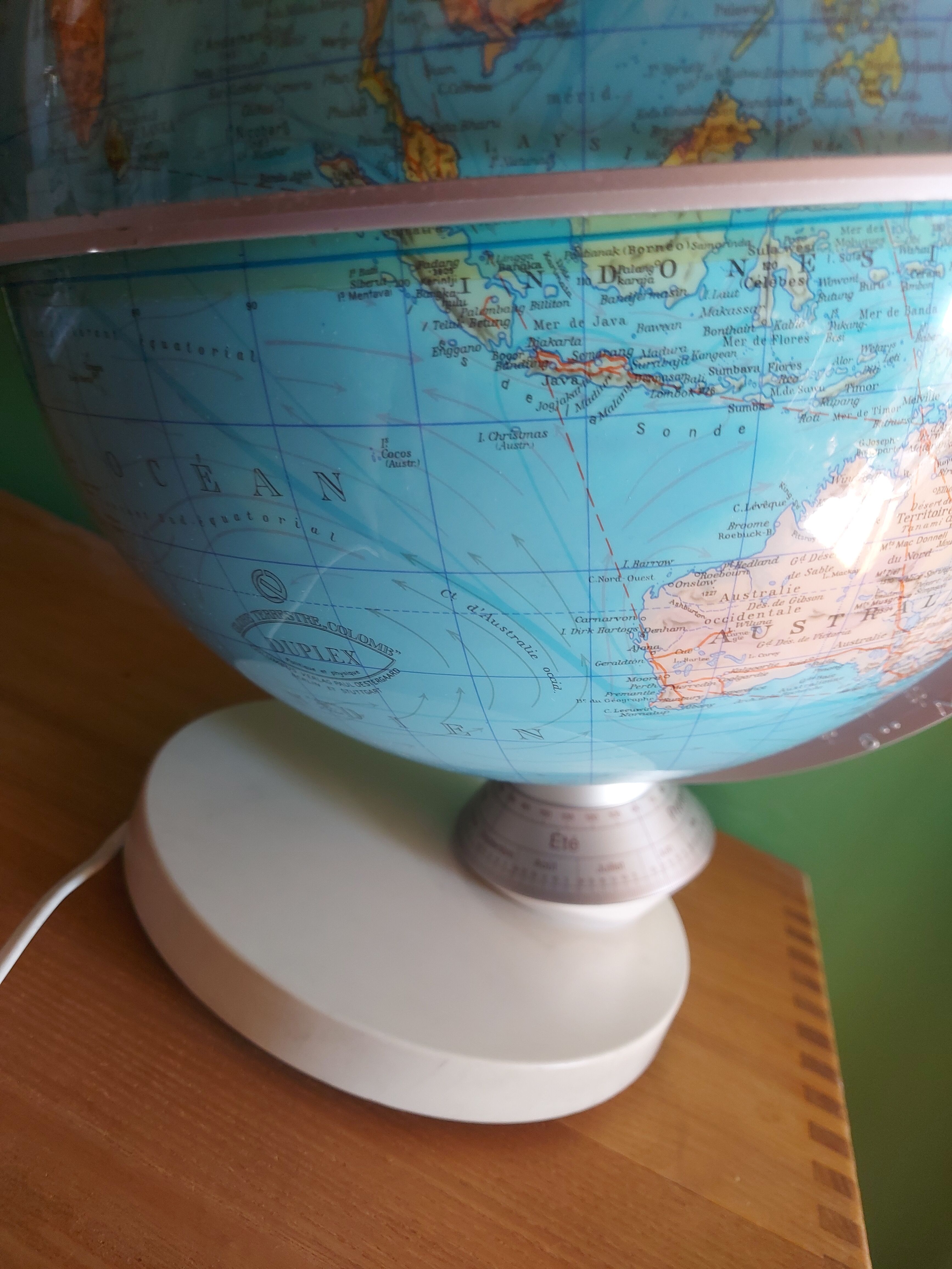 Luminous globe Columbus70'S , Columbus Verlag , Paul Oestergaard