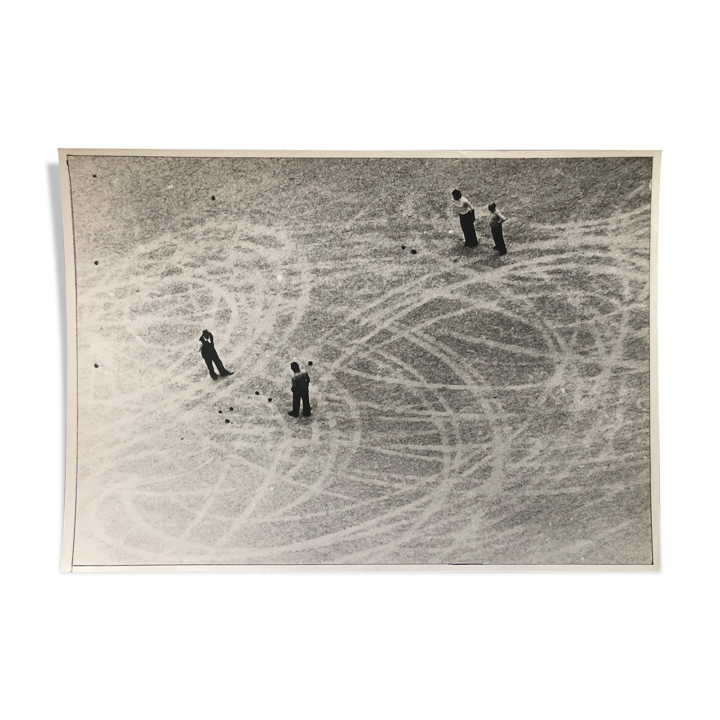 Black and white snow film photography