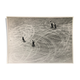 Black and white snow film photography