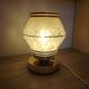Touch lamp, Clichy glass, creamy yellow