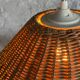 Pair of rattan pendant lights