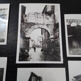 Set of 6 vintage black and white photos of Nimes