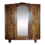 Walnut wardrobe art deco period
