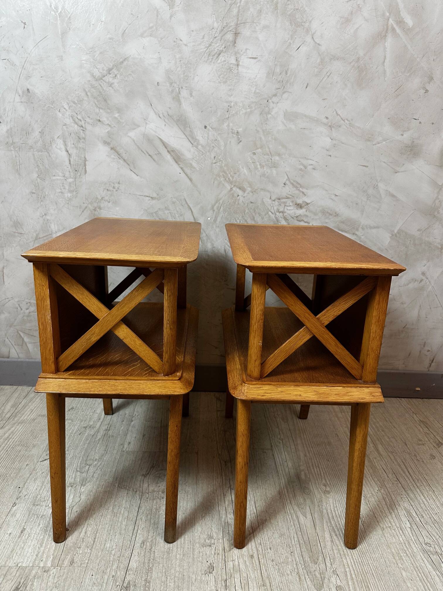 Vintage bedside tables