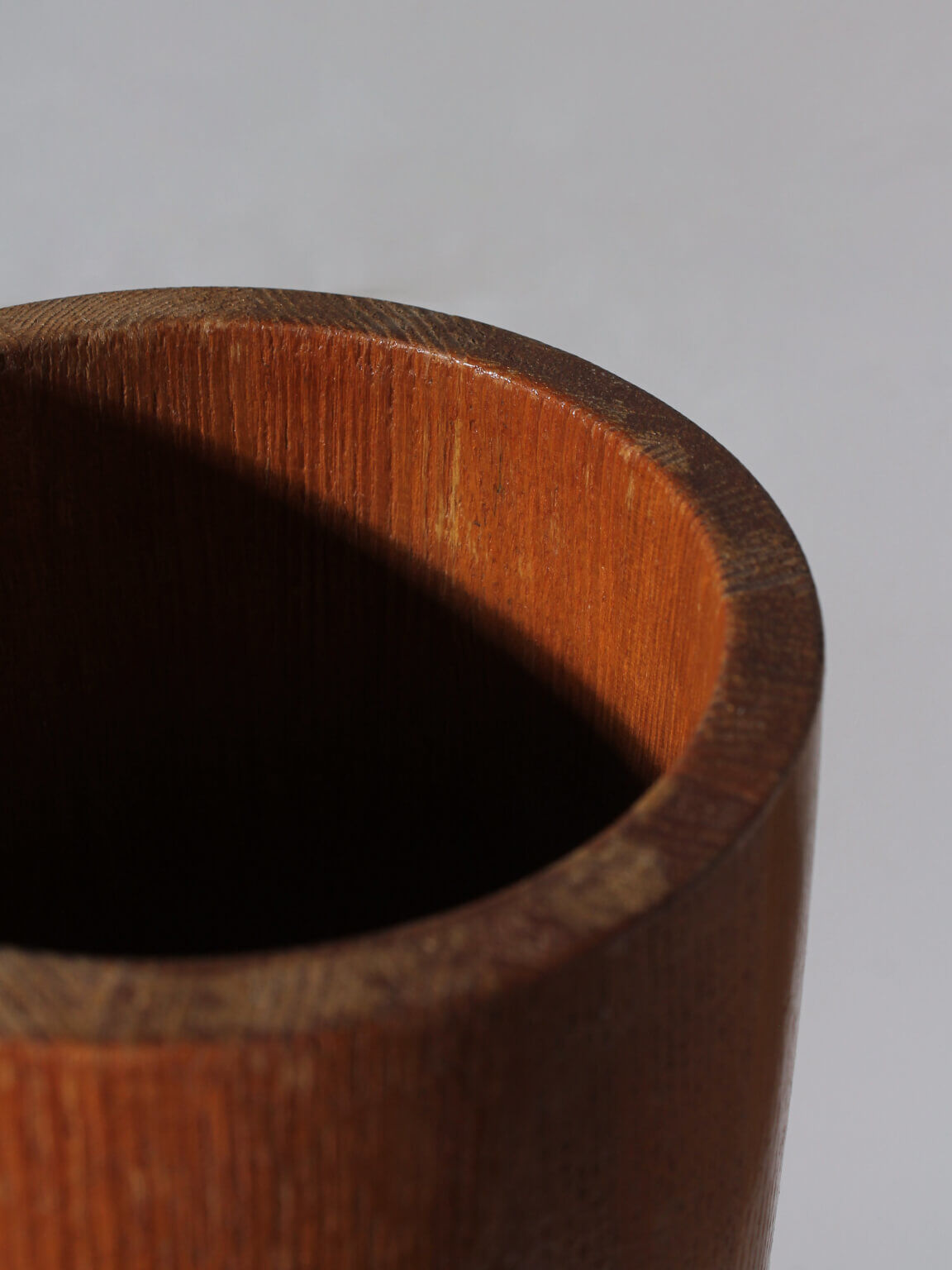 Large Wooden Ethnic Vase