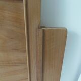 Headboard for a 160 bed in solid walnut. Unique piece made from old elements.