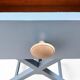Bedside table, blue side table Farrow & Ball