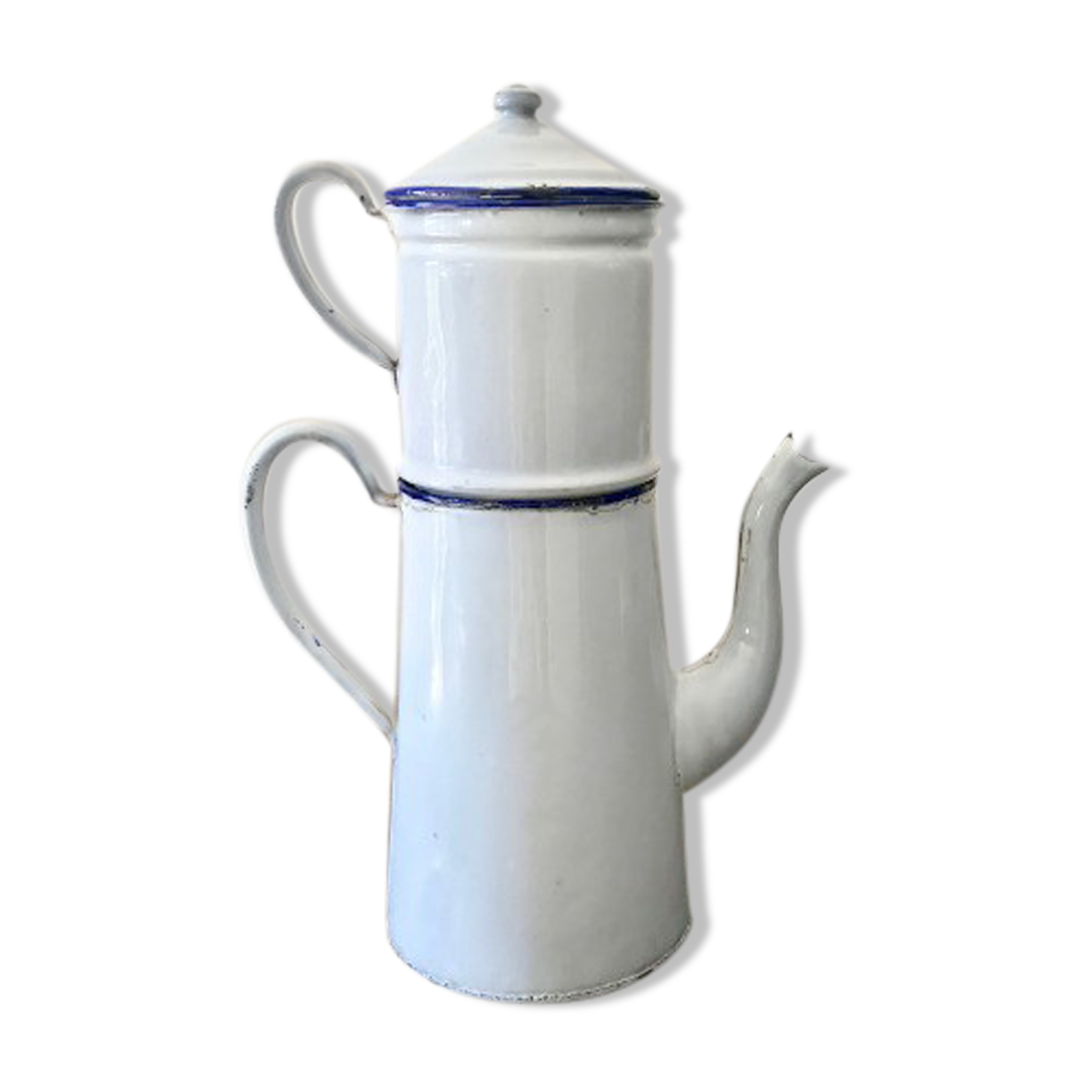 Enamelled coffee maker