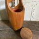 Jens Quistgaard, teak ice bucket from the 1960s.