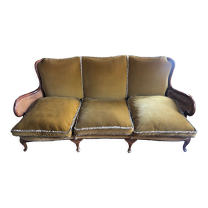 Canapé style Louis XV - accoudoirs