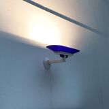 White vintage wall sconces Jill by Perry King, S. Miranda, G. Arnaldi for Arteluce, set of 2.