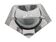Murano - Flavio Poli - Seguso - Sommerso - Cendrier - verre clair - gris