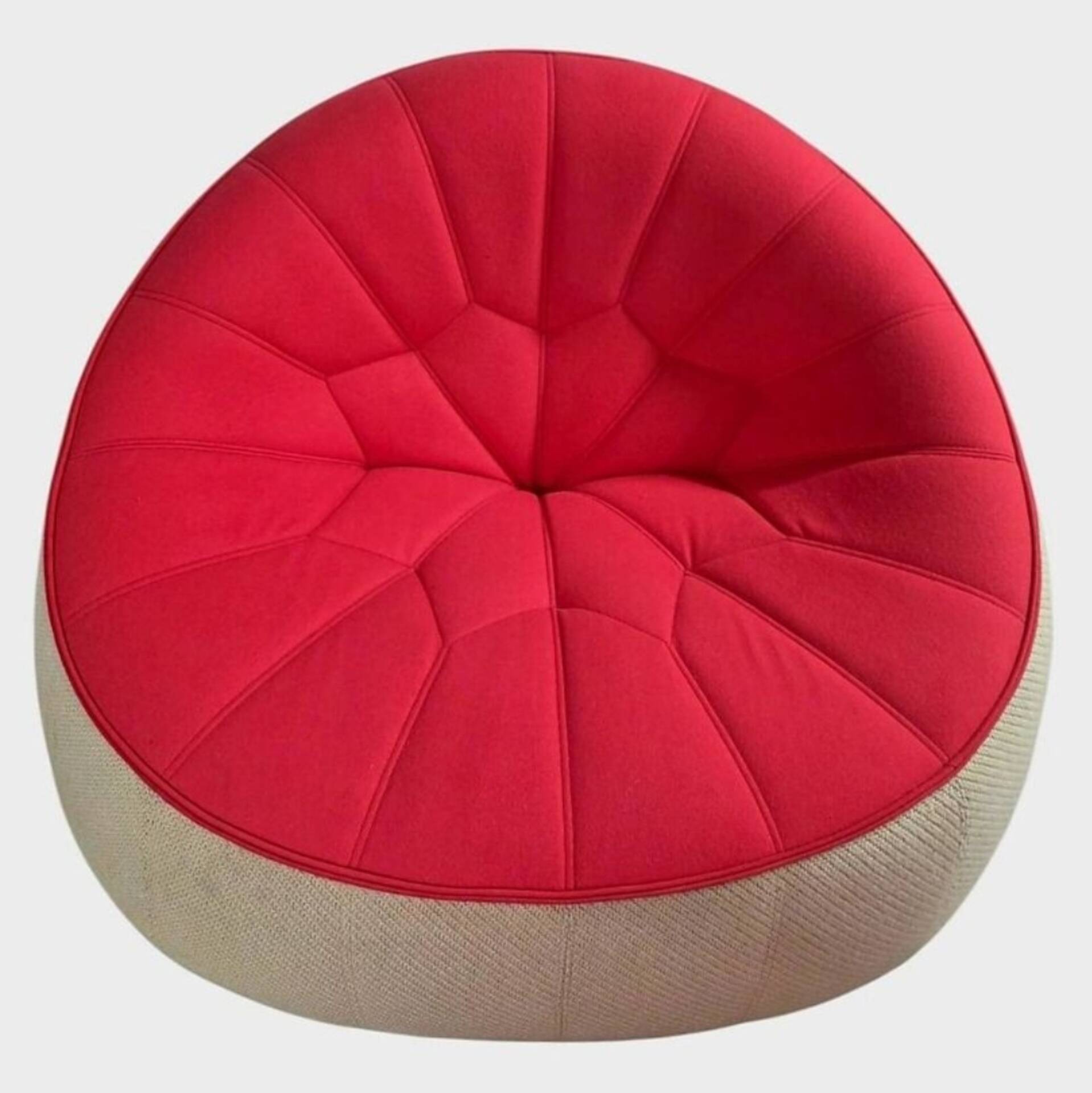 Armchair and Ottoman Pouf Set Cinna – Noé Duchaufour-Lawrance