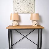 Pair of bedside lamps 1980