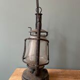 Old kerosene storm lamp