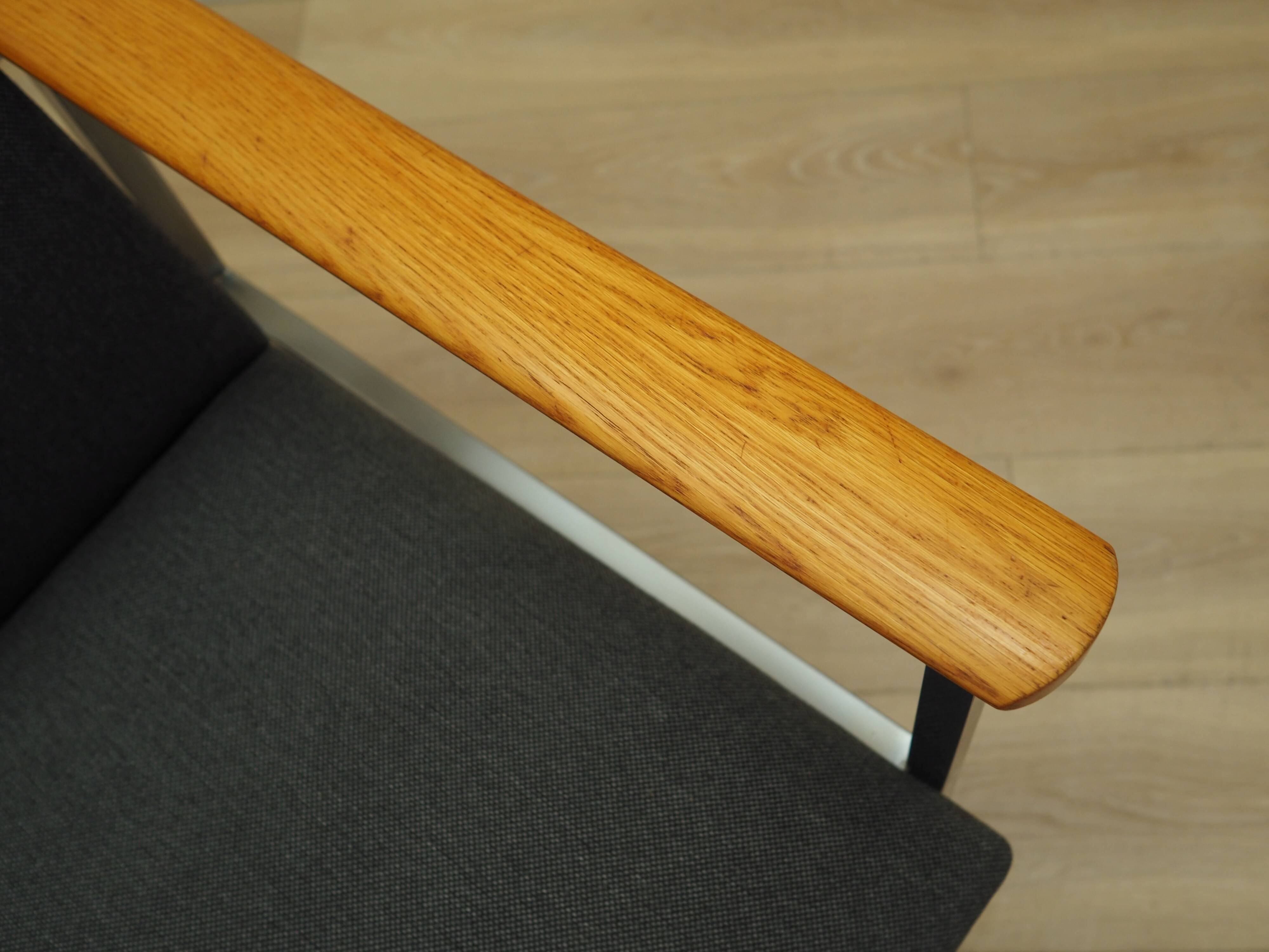 Grey armchair, Danish design, 1960s, designer: Sigvard Bernadotte, manufact