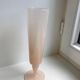 Powder pink opaline vase 60s