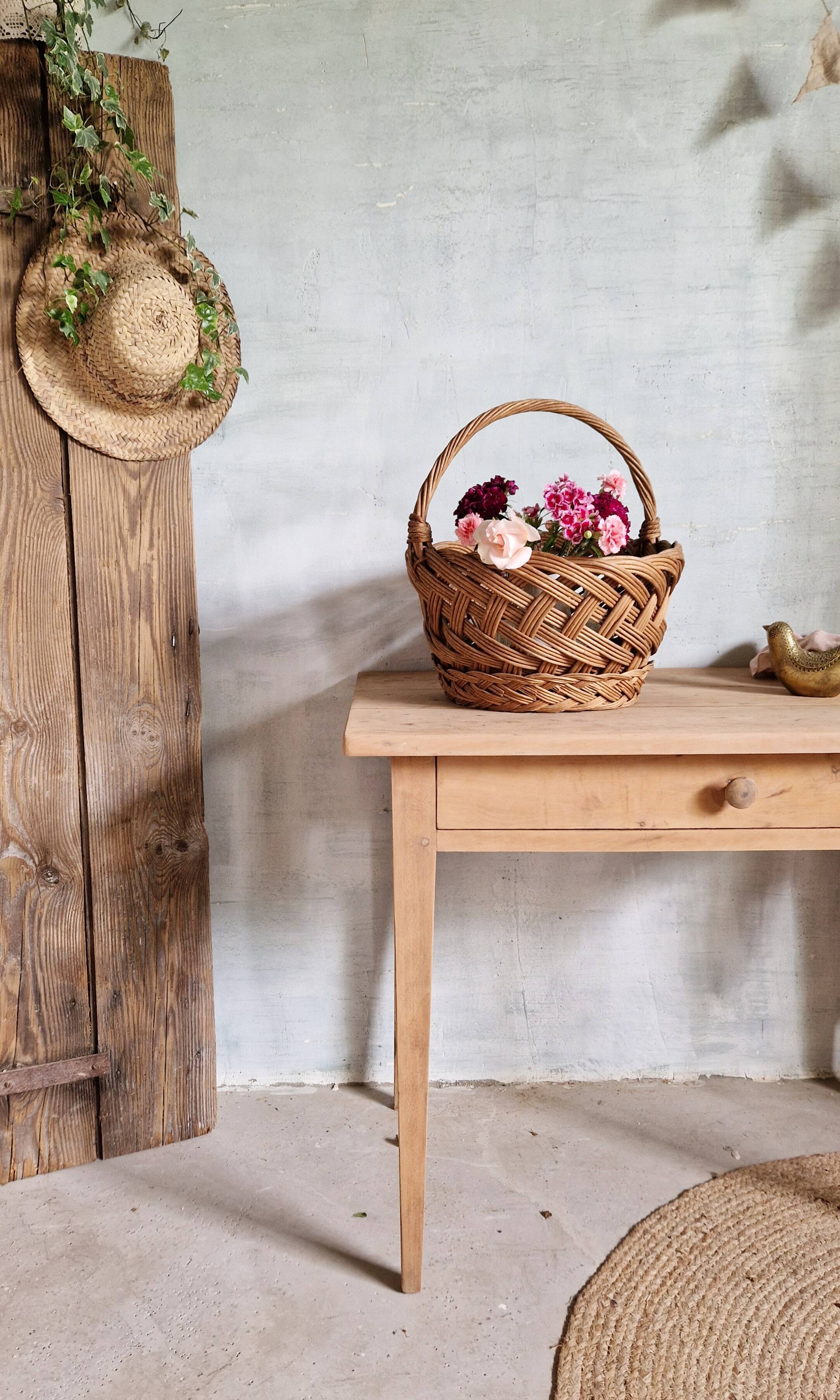Old and small farm table