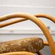 Rocking chair en bois courbé