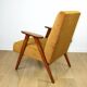 Classic vintage golden velvet armchair Jade - like Chierowski model - 2 pieces available