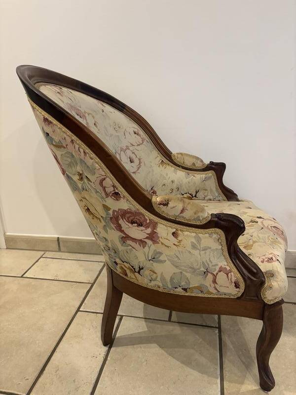 Fauteuil - Crapaud - Chauffeuse gondole Napoléon III