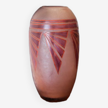 Vase Legras période Art Déco (1914 - 1928)