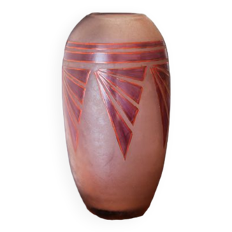 Vase Legras période Art Déco (1914 - 1928)