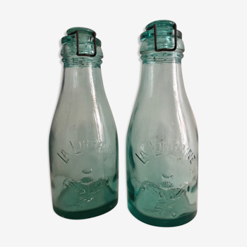 Pair of jars with thistles "La Lorraine" - 1 liter